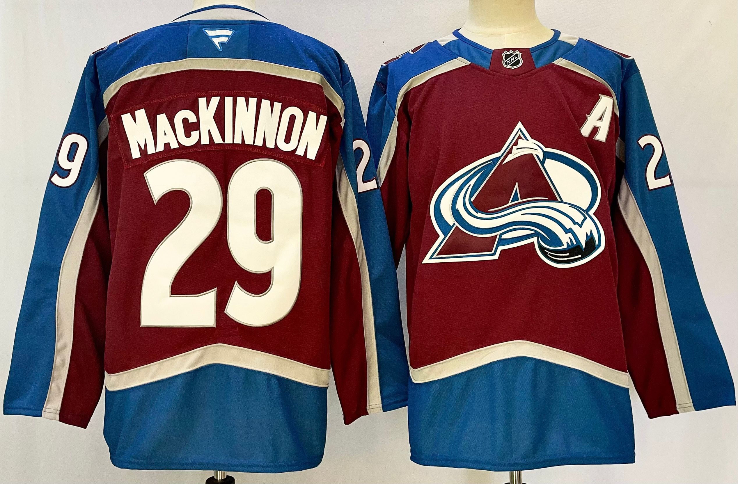 Men Colorado Avalanche #29 Mackinnon Red 2025 Home Premier Player NHL Jersey->colorado avalanche->NHL Jersey